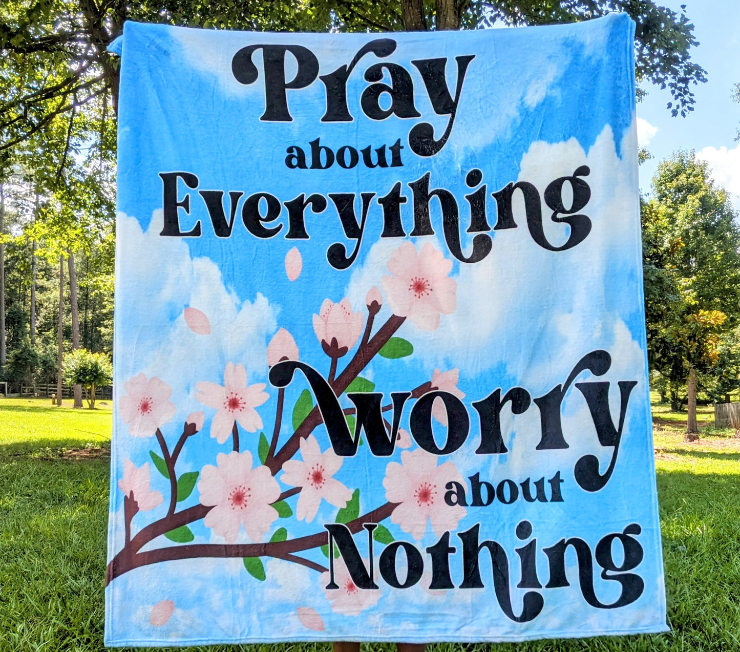 Pray About Everything Blanket