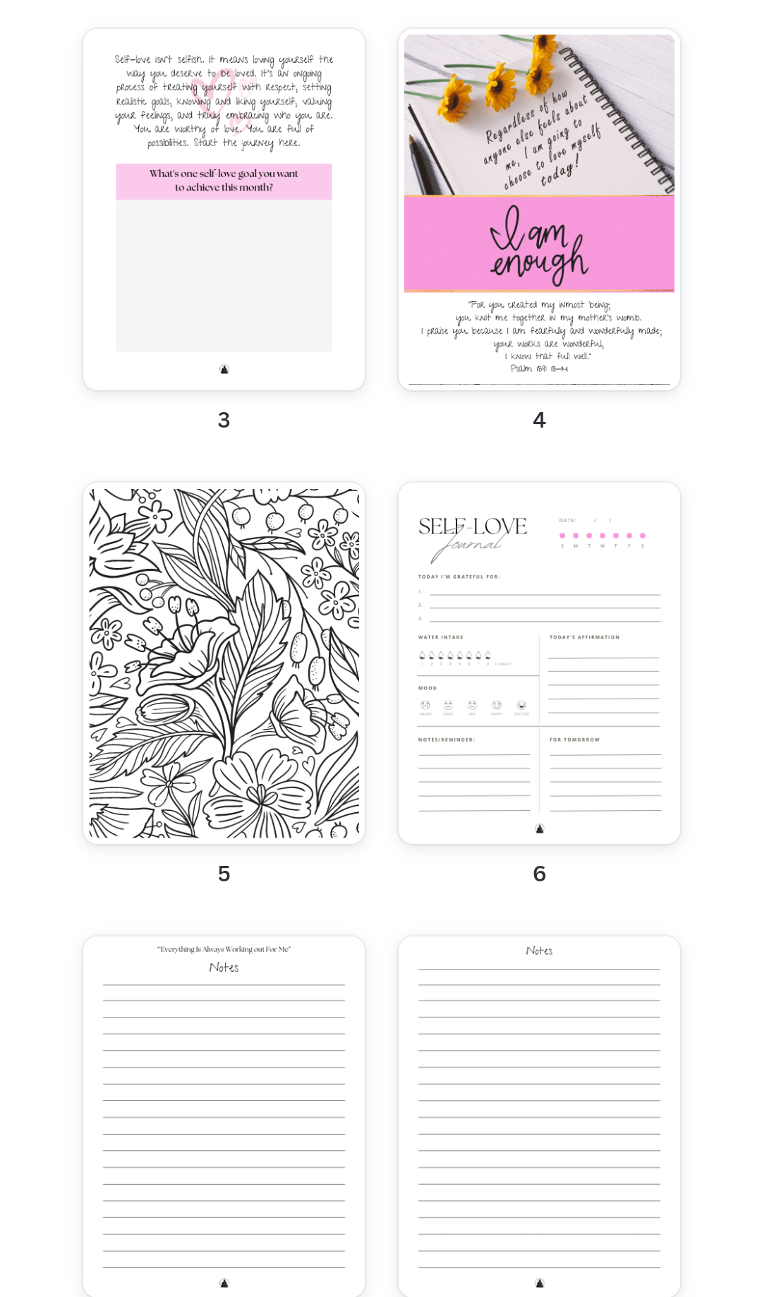 Everything Is Always Working Out For Me | Self-Love Journal for Women