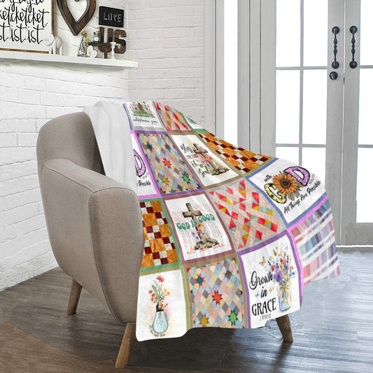Quilt-Inspired Patchwork Prayer Blanket